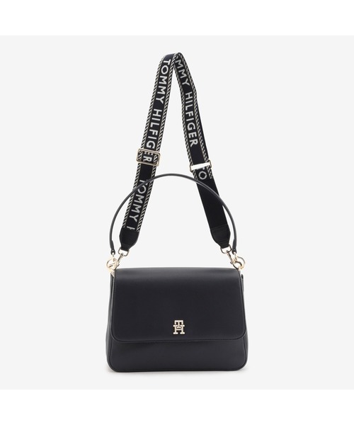 ★日曜限定価格★ロゴテープ　2way トミーヒルフィガーショルダーバッグ　新品 トミー ヒルフィガー TOMMY HILFIGER ロゴテープミニショルダー