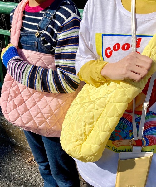 ショルダーバッグ バッグ キルティングクロスショルダーバッグ