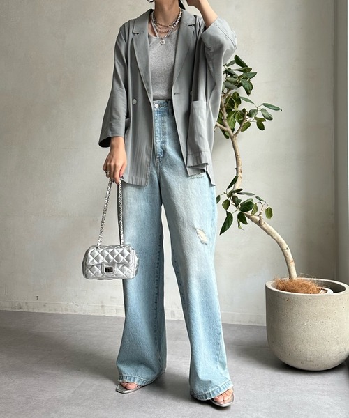 ジャケット テーラードジャケット シアードルマンジャケット ポリエステル