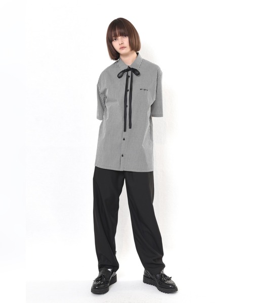 MILKBOY リボンタイシャツ LOGO RIBBON SHIRTS - MILK MILKBOY OFFICIAL ONLINE SHOP