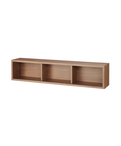 壁に付けられる家具箱　ウォールナット材突板　８８ｃｍ 無印良品（MUJI） インテリア 壁に付けられる家具箱 ウォールナット材