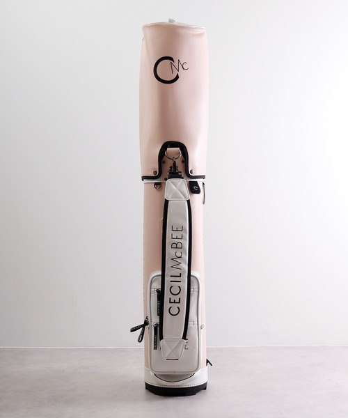 CECIL McBEE キャディバッグ　ホワイト CECIL McBEE ゴルフ オーロラキャディバッグ レディース