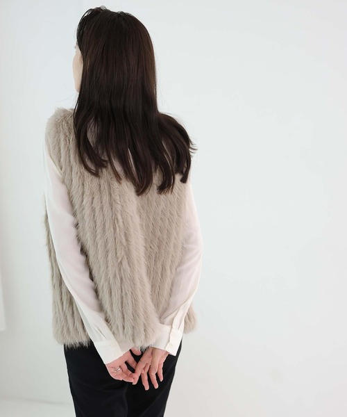 Girly Doll（ガーリードール） ベスト ジレ フェイクファーベスト