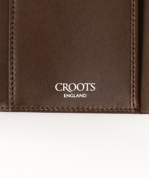 財布 CROOTS / ブライドルレザー 3つ折りウォレット メンズの画像