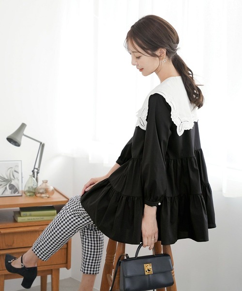 le reve vaniller（ル レーヴ ヴァニレ） ブラウス シャツ セーラー襟