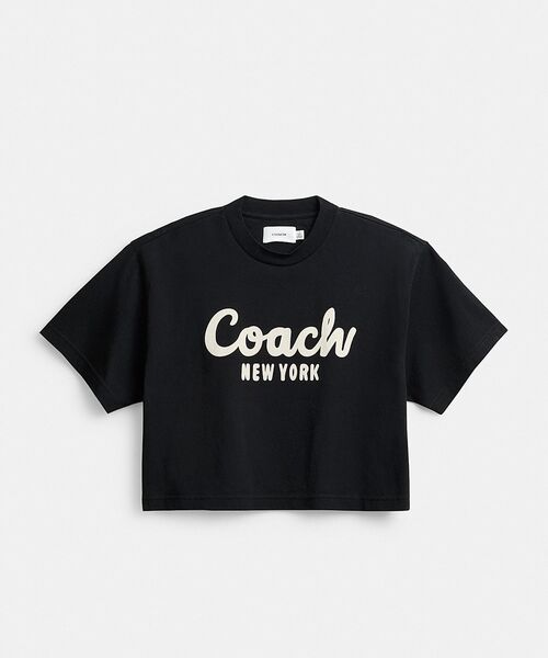新品未使用】COACH コーチ Tシャツ Sサイズ 黒 - メルカリ