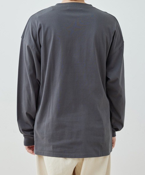 JUNRED（ジュンレッド） tシャツ エシカル刺繍ロングスリーブTシャツ