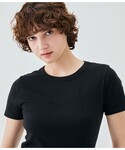 tシャツ 半袖 クルーネック半袖Tシャツ レディースの詳細画像4