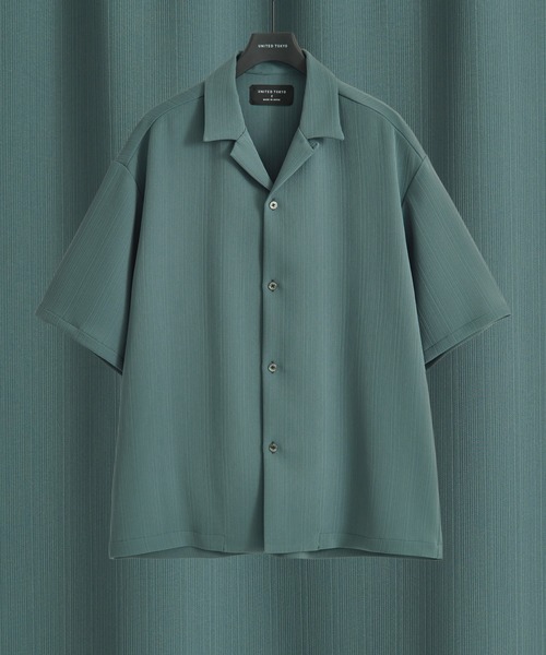 UNITED TOKYO（ユナイテッドトウキョウ） シャツ 半袖 CORD PLEATS