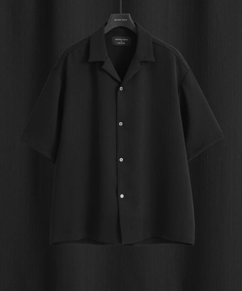 UNITED TOKYO（ユナイテッドトウキョウ） シャツ 半袖 CORD PLEATS