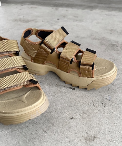 サンダル レディース ST:GCP / Grand colony グランド コロニー / Recycled nylon 3BELT SANDAL リサ｜zozo｜17