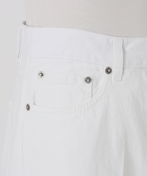 パンツ デニム ジーンズ 「HAIKURE/ハイクル」BETHANY White denim 