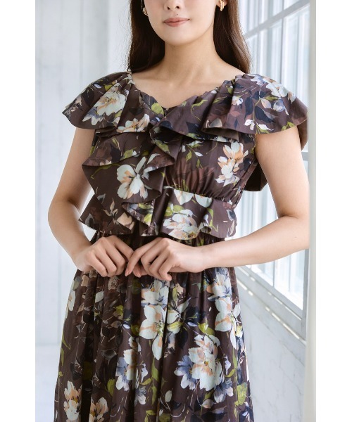 Her lip to ワンピース Anemone Ruffled Long Dress : ZOZOTOWN Yahoo