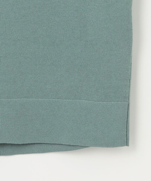 ニット セーター 「洗える」COTTON POLYESTER 襟付き レディース