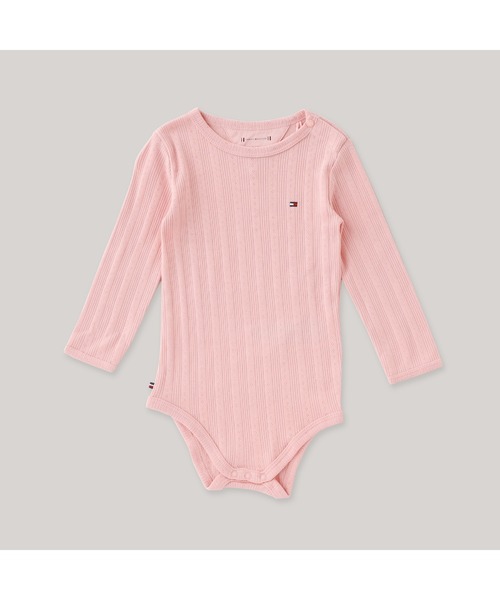 TOMMY HILFIGER ベビー服 ロンパース BABY フラワーポインテール