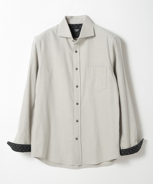 CROWDED CLOSET シャツ コットンツイル起毛シャツ メンズ : ZOZOTOWN