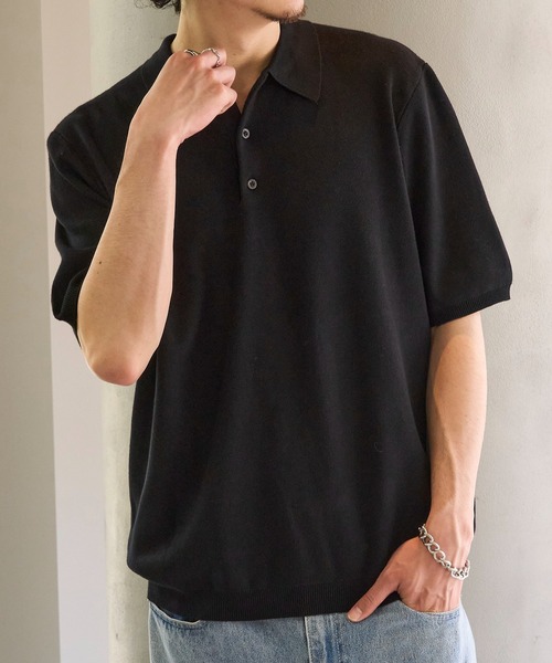 SETUP7 ポロシャツ 「SETUP7」High gauge Knit Polo ハイゲージ