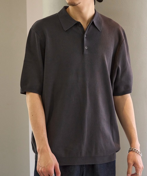 SETUP7 ポロシャツ 「SETUP7」High gauge Knit Polo ハイゲージ