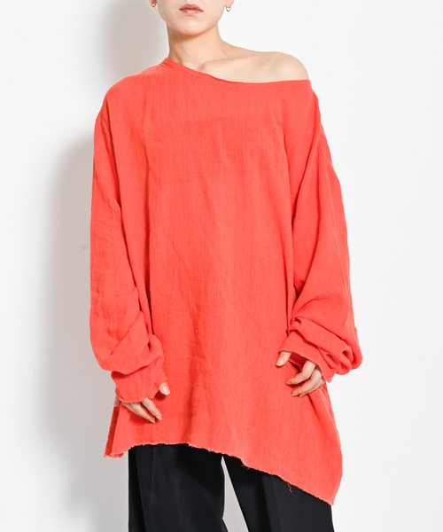 cityshop ASA/C BIO WASH PULLOVER 2：ブラウス CITYSHOP シャツ ブラウス ASA/C BIO WASH PULLOVER 2：ブラウス