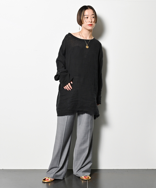 cityshop ASA/C BIO WASH PULLOVER 2：ブラウス CITYSHOP シャツ ブラウス ASA/C BIO WASH PULLOVER 2：ブラウス
