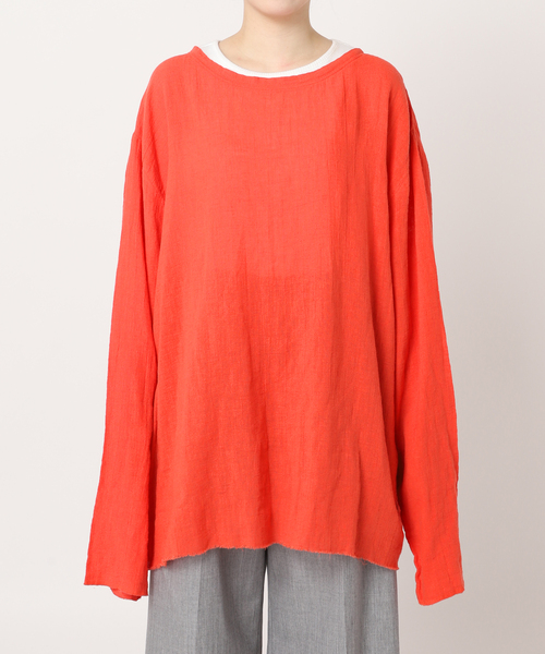 ASA/C BIO WASH PULLOVER 2：ブラウス（シャツ/ブラウス
