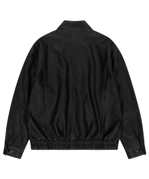 MAHAGRID（マハグリッド） ブルゾン アウター WASHED FAUX LEATHER 