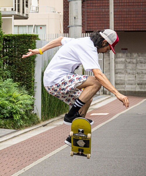 CHALLENGER HOSOI FLAME ロンt tシャツ　M 炎　ホソイ CHALLENGER|チャレンジャー】HOSOI x CHALLENGER FRONT LOGO S/S