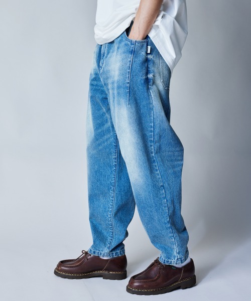 ジーンズ rehacer : Vintage Wash Relaxed Denim / ヴィンテージ ウォッシュド リラックス デニム