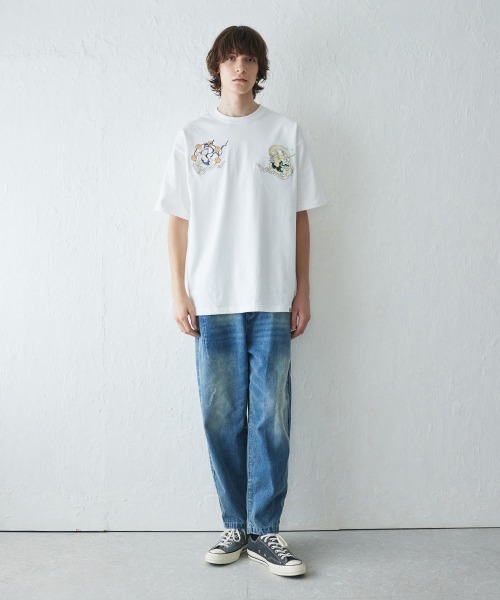 ジーンズ rehacer : Vintage Wash Relaxed Denim / ヴィンテージ ウォッシュド リラックス デニム