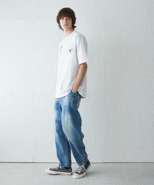 rehacer（レアセル） ジーンズ : Vintage Wash Relaxed Denim