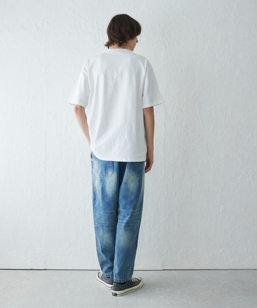 ジーンズ rehacer : Vintage Wash Relaxed Denim / ヴィンテージ ウォッシュド リラックス デニム