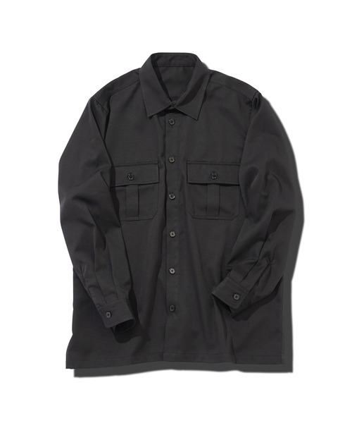 JIGGYS SHOP シャツ 長袖サファリシャツ メンズ : ZOZOTOWN