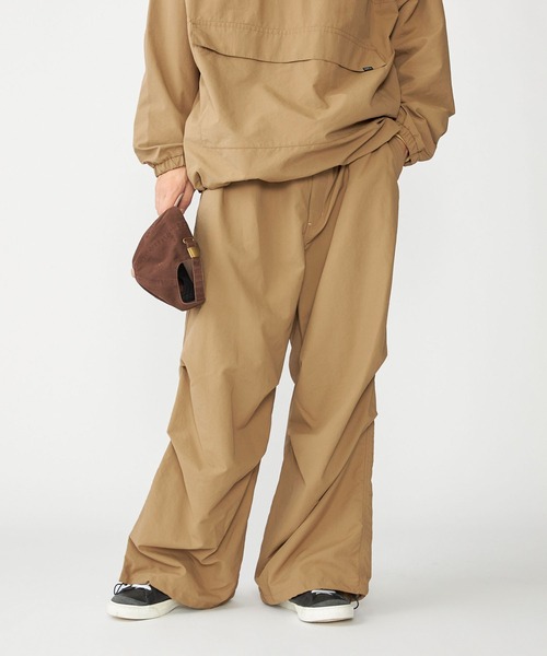 SHIPS.me ワイドパンツ パンツ 「ZOZO限定」SHIPS.me: テックワイド