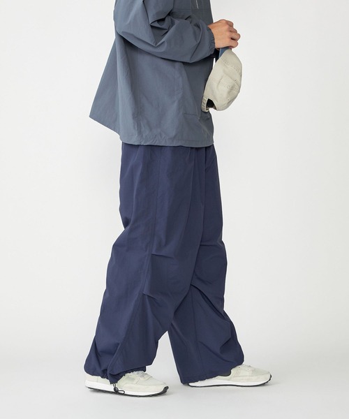 SHIPS.me ワイドパンツ パンツ 「ZOZO限定」SHIPS.me: テックワイド