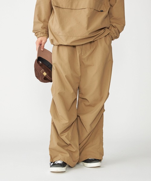 SHIPS.me ワイドパンツ パンツ 「ZOZO限定」SHIPS.me: テックワイド