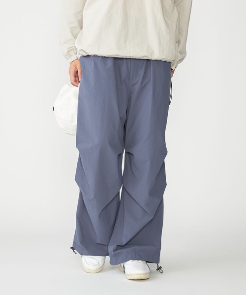 SHIPS.me パンツ 「ZOZO限定」SHIPS.me: テックワイドパラシュート
