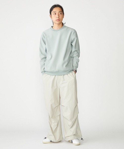 SHIPS.me ワイドパンツ パンツ 「ZOZO限定」SHIPS.me: テックワイド