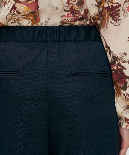 TOMORROWLAND collection スラックス パンツ ポリエステルウールモク