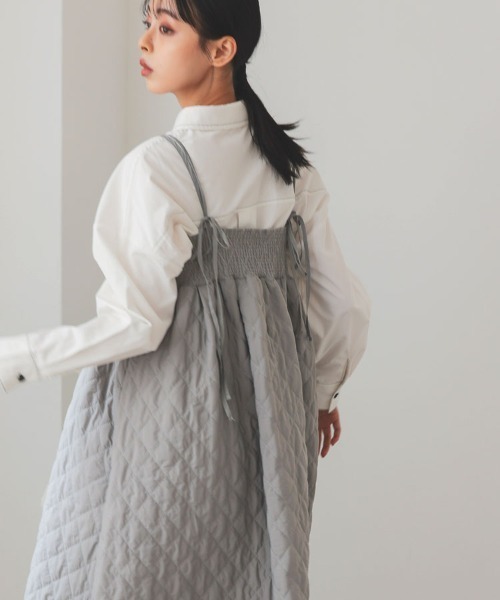 DONOBAN ワンピース フラワーキルティングワンピース : ZOZOTOWN