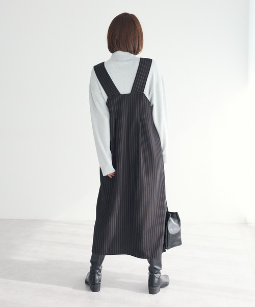 【新品】25SS／フロントタックジャンパースカート-2WAY- フロントタック ジャンパースカート ―2WAY―