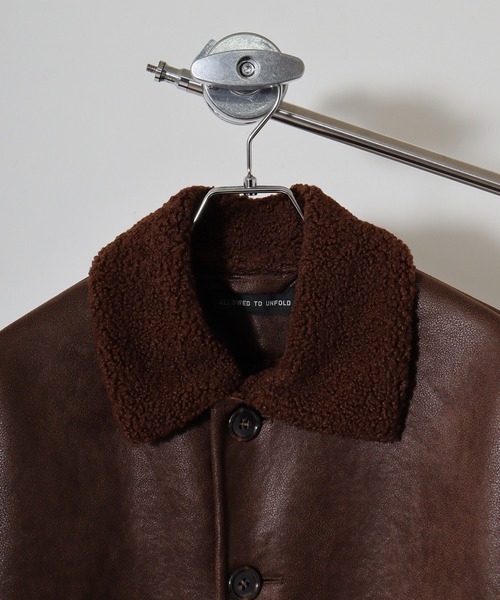【最終SALE価格！】SERAFIN ムートンランチコート ムートンダッフルコート – MINIMAL WARDROBE（ミニマルワード