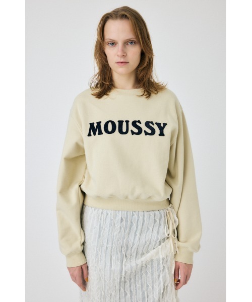 MOUSSY トレーナー スウェット PATCH VELOUR プルオーバー