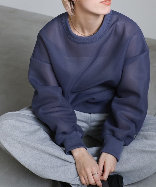 select MOCA（セレクトモカ） tシャツ シアーダンボールトップス
