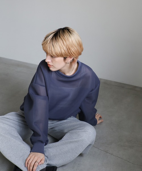 select MOCA（セレクトモカ） tシャツ シアーダンボールトップス