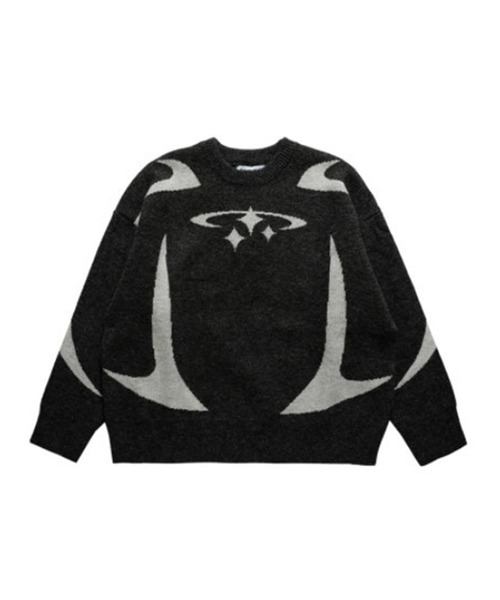 tinkerend ニット セーター y2k Star Motif Knit / スター