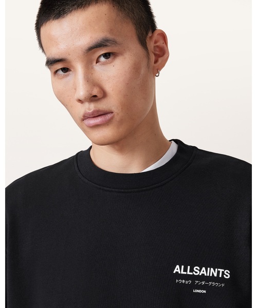 オールセインツ-ALLSAINTS-イレギュラードルマンスウェット ALLSAINTS（オールセインツ） トレーナー スウェット メンズ
