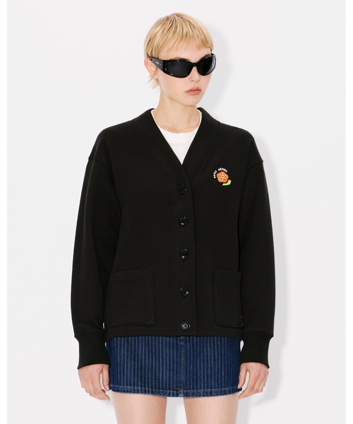 トレーナー スウェット 'KENZO Pop' エンブロイダリー コットン カーディガン レディース