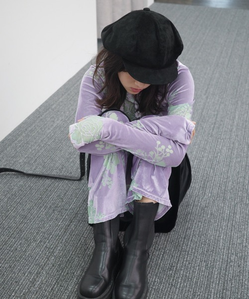 igi パーカー OPAL VELOUR HOODIE TEE / ベロアフーディー レディース
