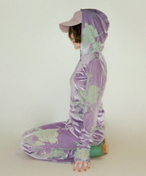 igi パーカー OPAL VELOUR HOODIE TEE / ベロアフーディー レディース