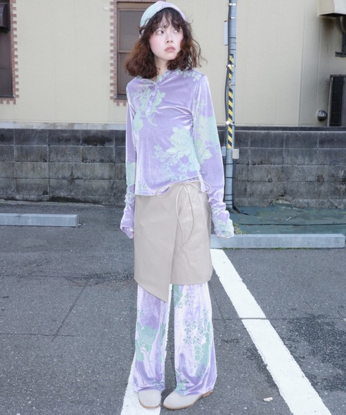igi パーカー OPAL VELOUR HOODIE TEE / ベロアフーディー